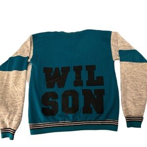 Wilson Men's Blue and Gray Sweater